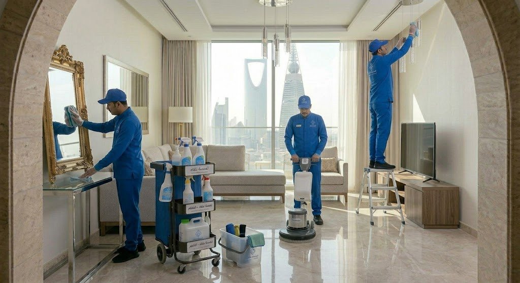 شركة لمسة نقاء | تنظيف منازل بالرياض